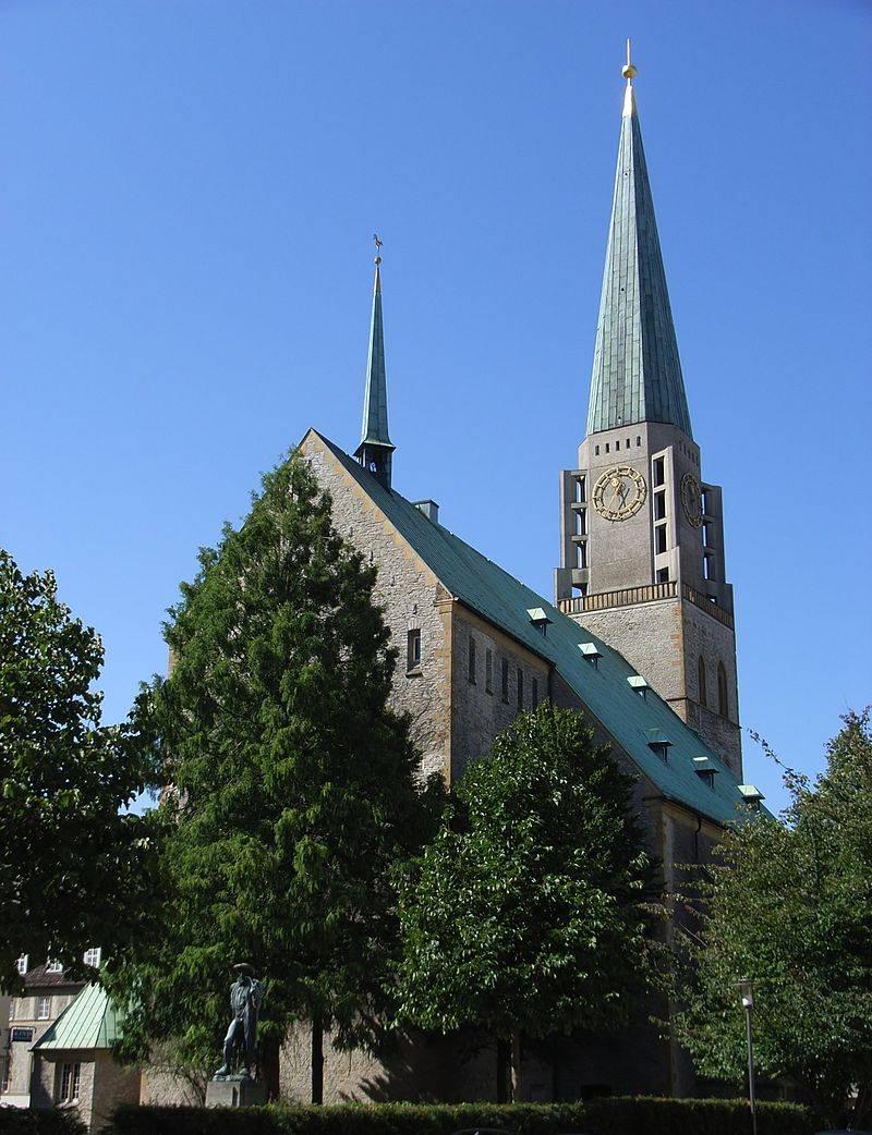Ansicht der Nicolaikirche von Nordosten