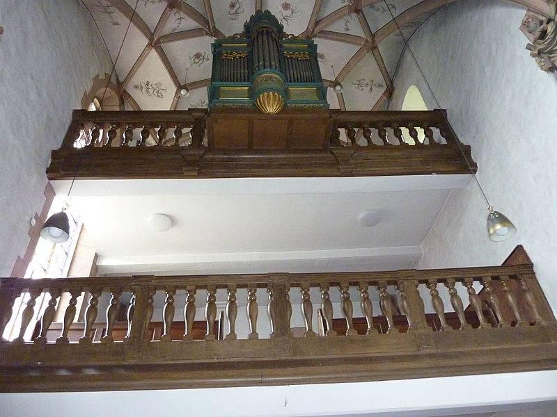 Blick zur Orgel aus dem 17. Jahrhundert