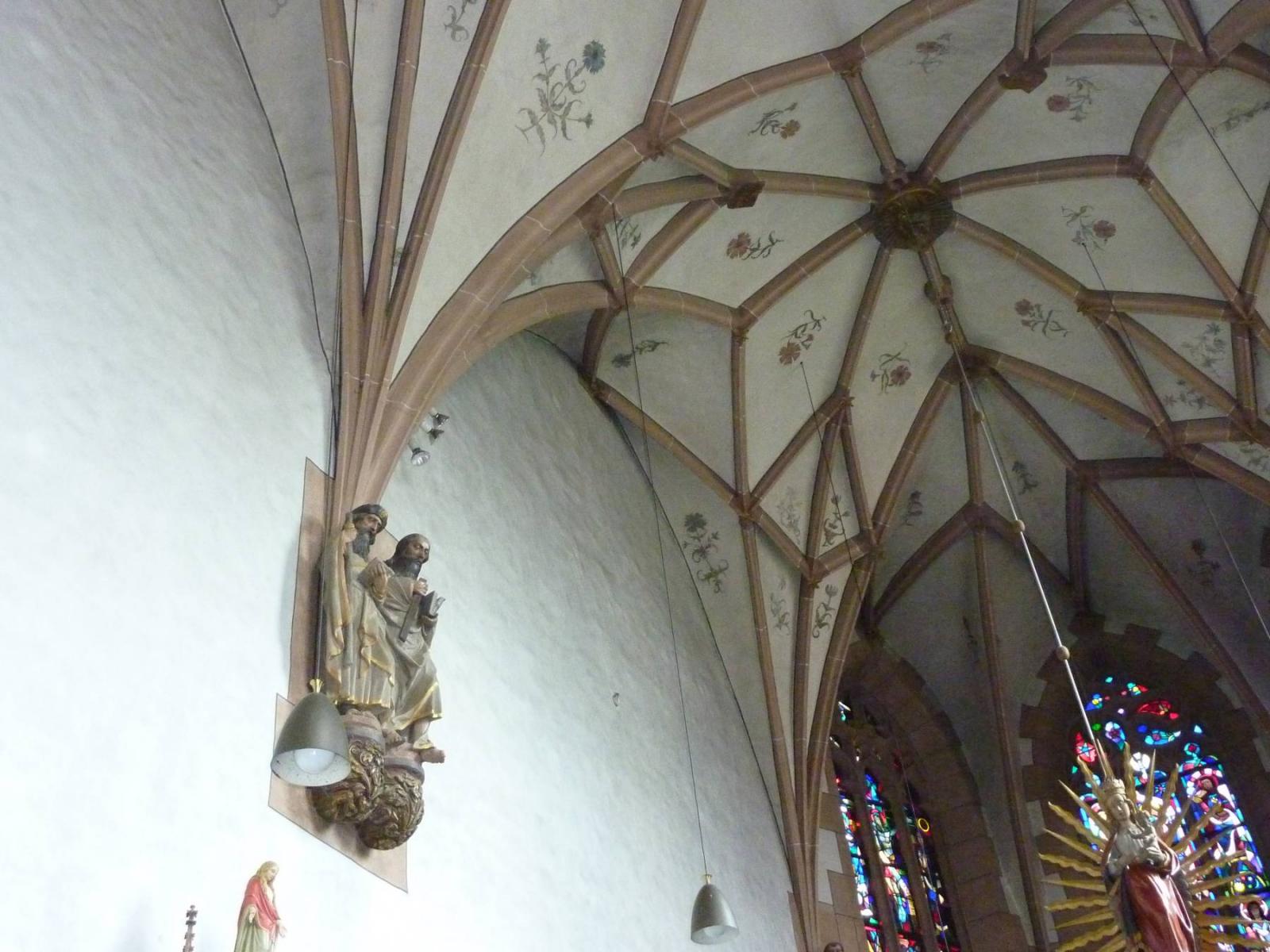 Detail des Sterngewölbes