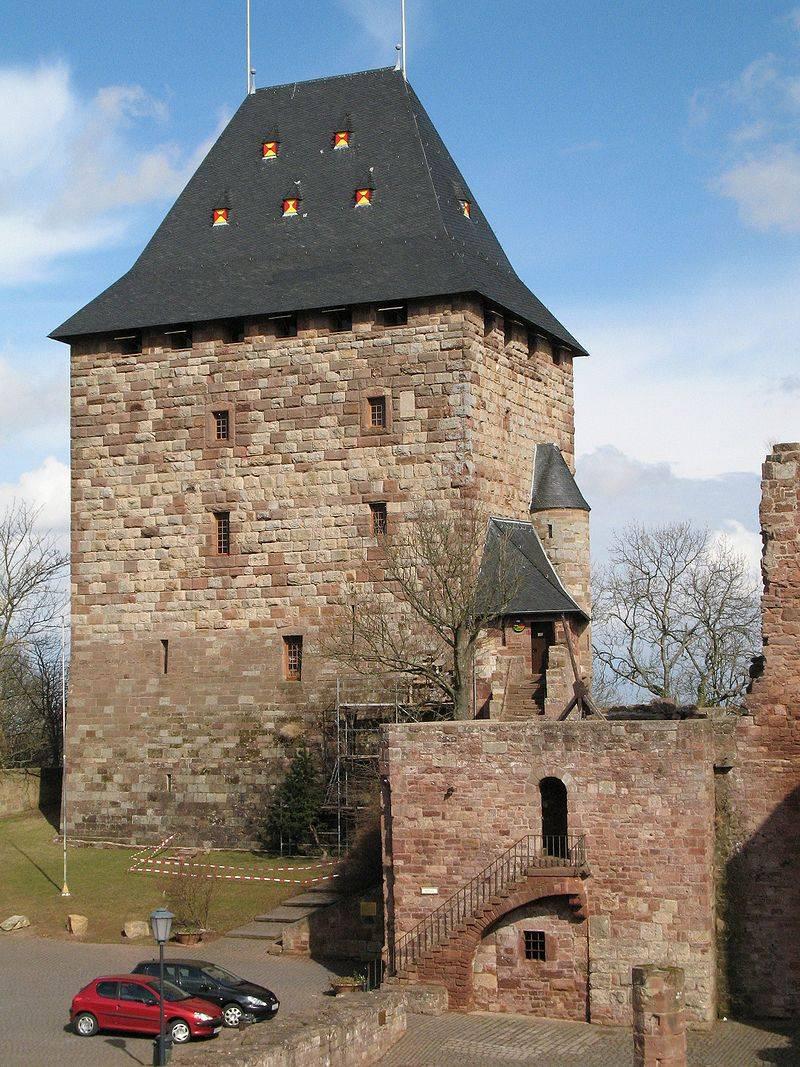Ansicht des Wohnturms