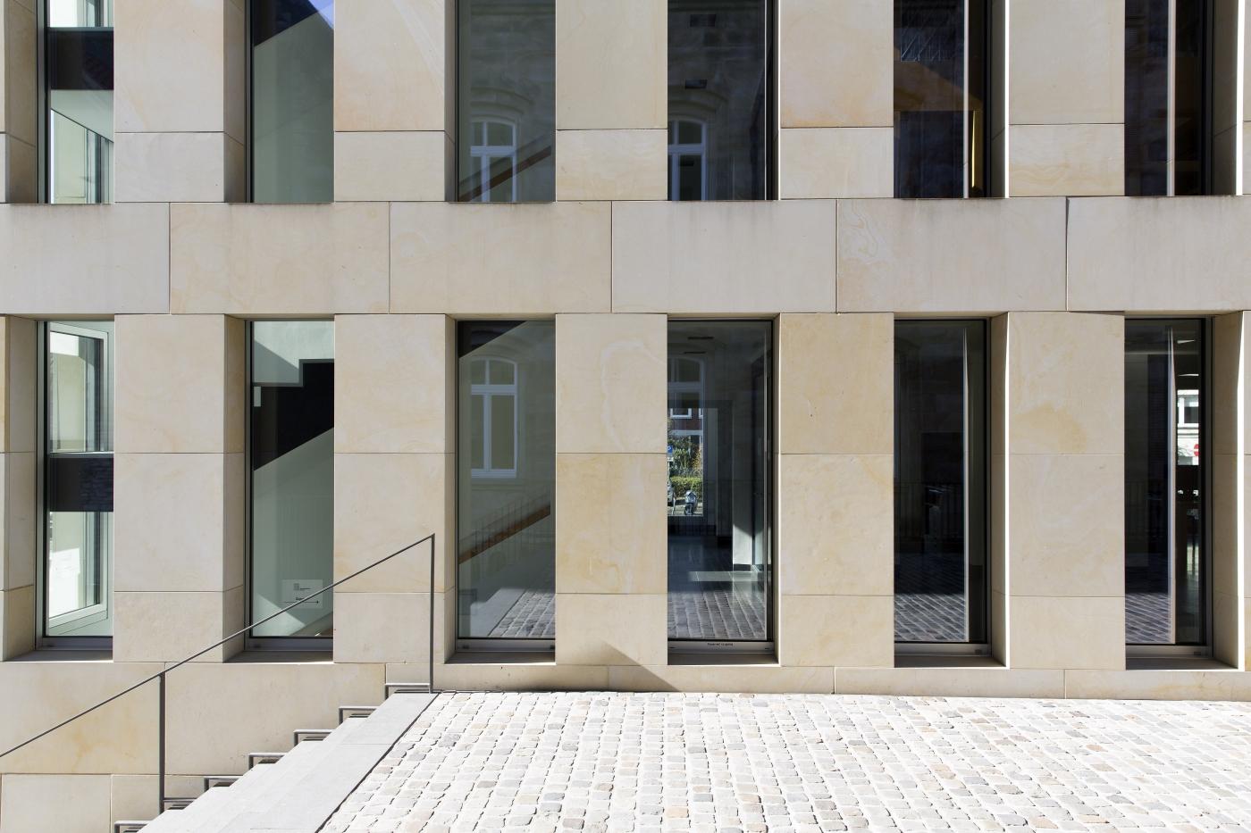 Detail der Fassade