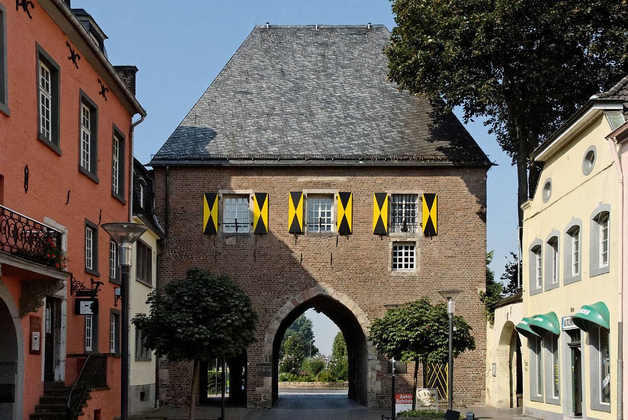 Aachener Tor von Osten, Stadtseite