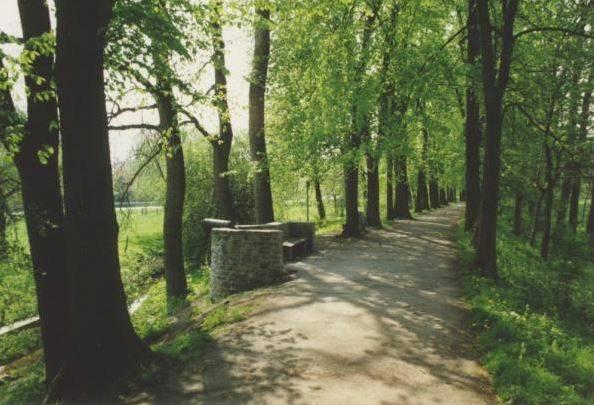 Wallanlage an der Ostmauer