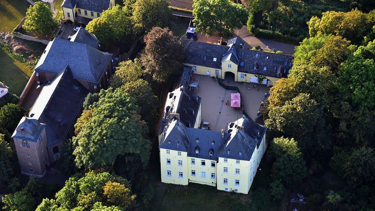 Schloss Alfter, Luftbild