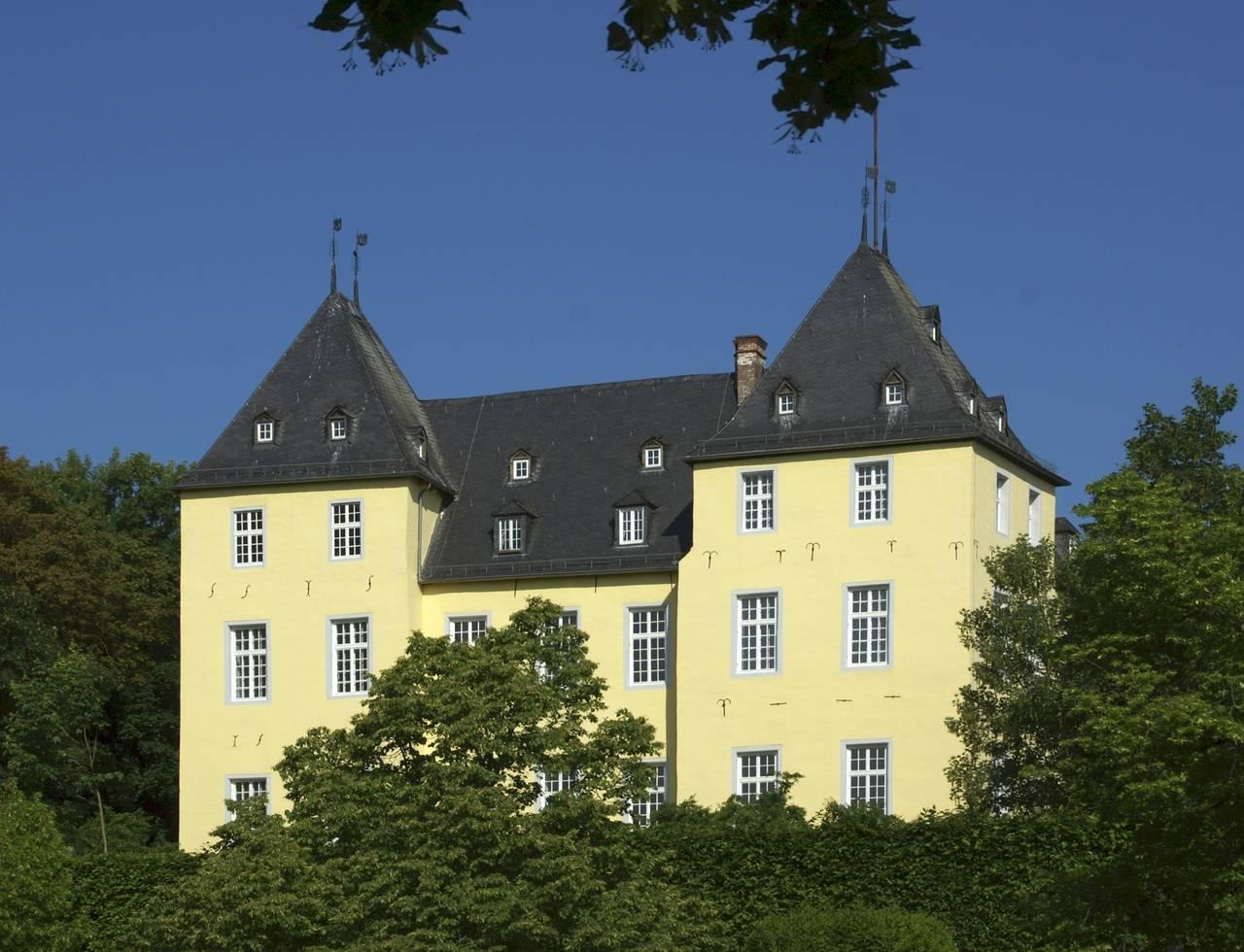 Schloss Alfter, Ansicht von Süd-Ost