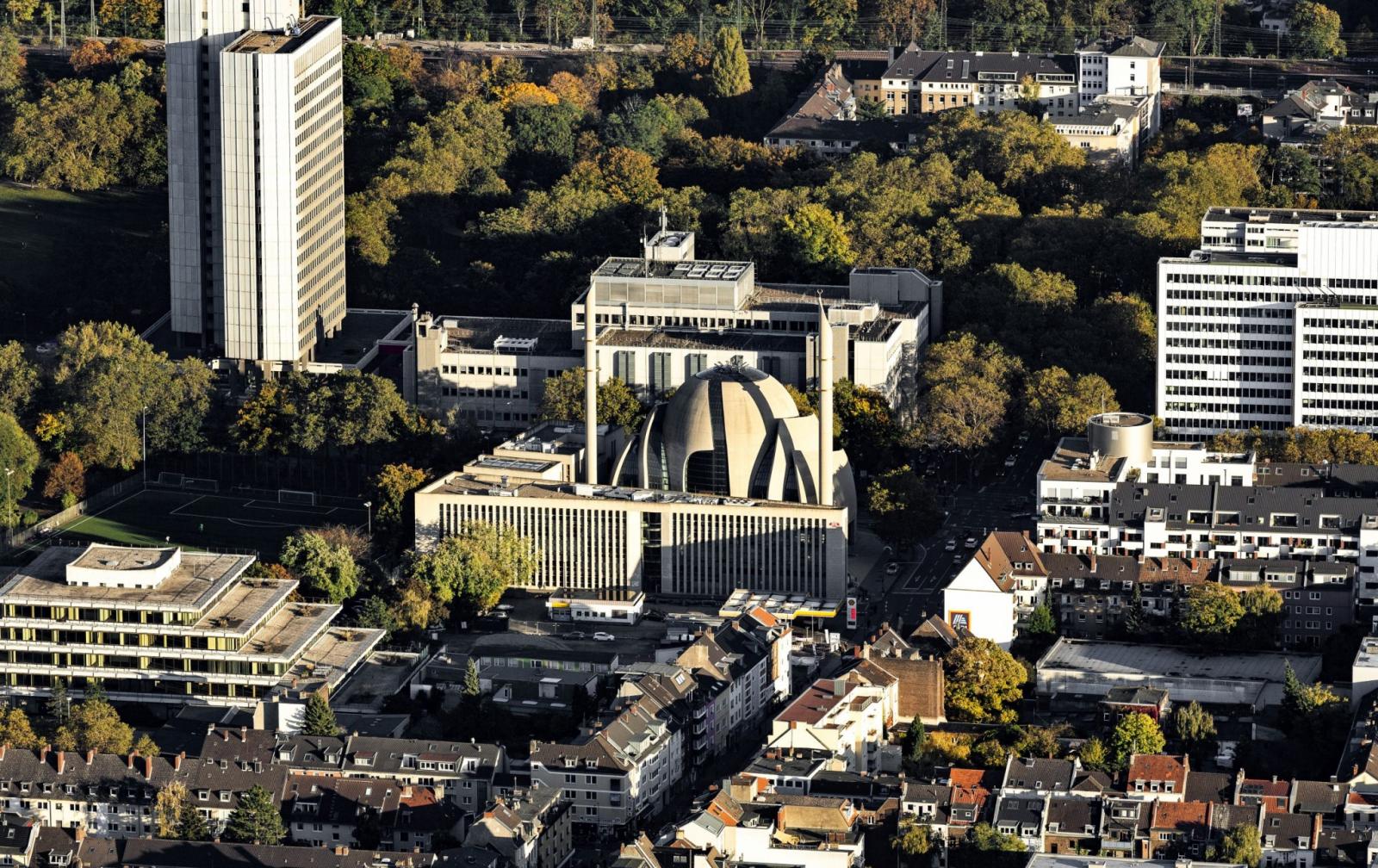 Luftbild Zentralmoschee Köln
