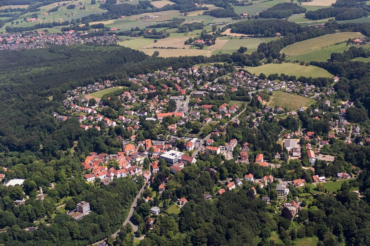 Tecklenburg, Luftaufnahme
