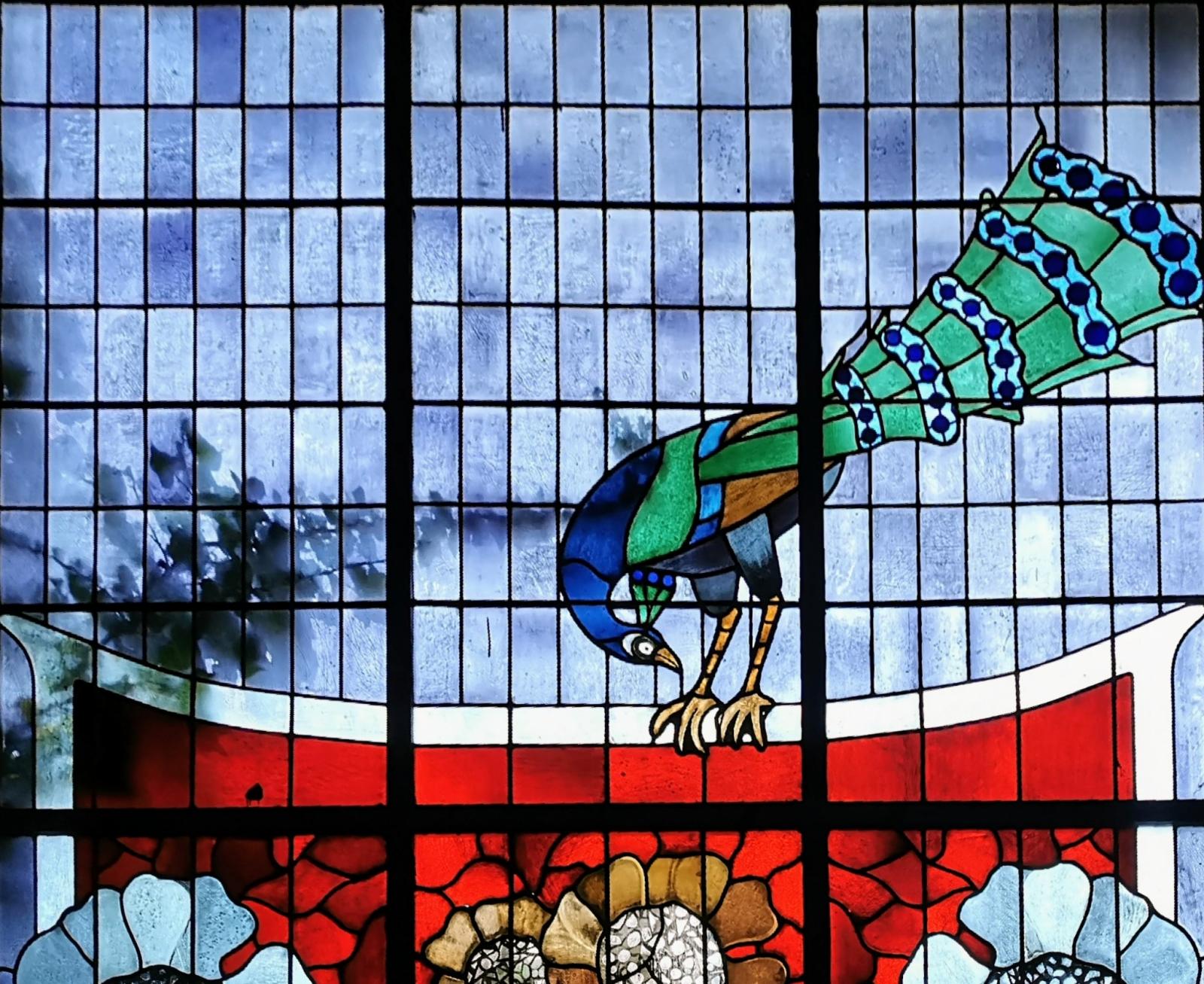 Detail Kirchenfenster in St. Franziskus