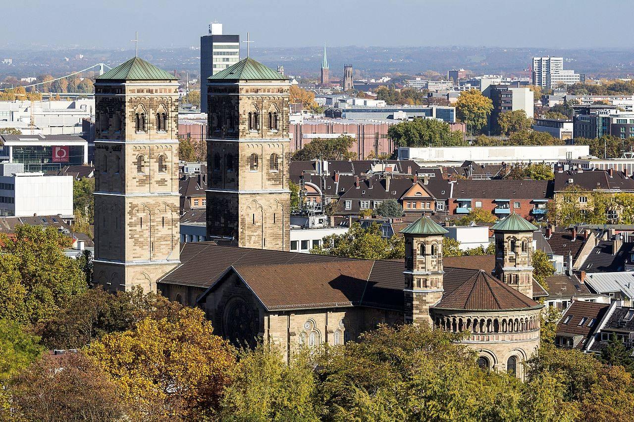 Luftbild St. Heribert Köln-Deutz