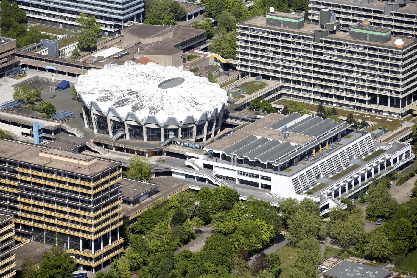Ansicht Audimax von Westen