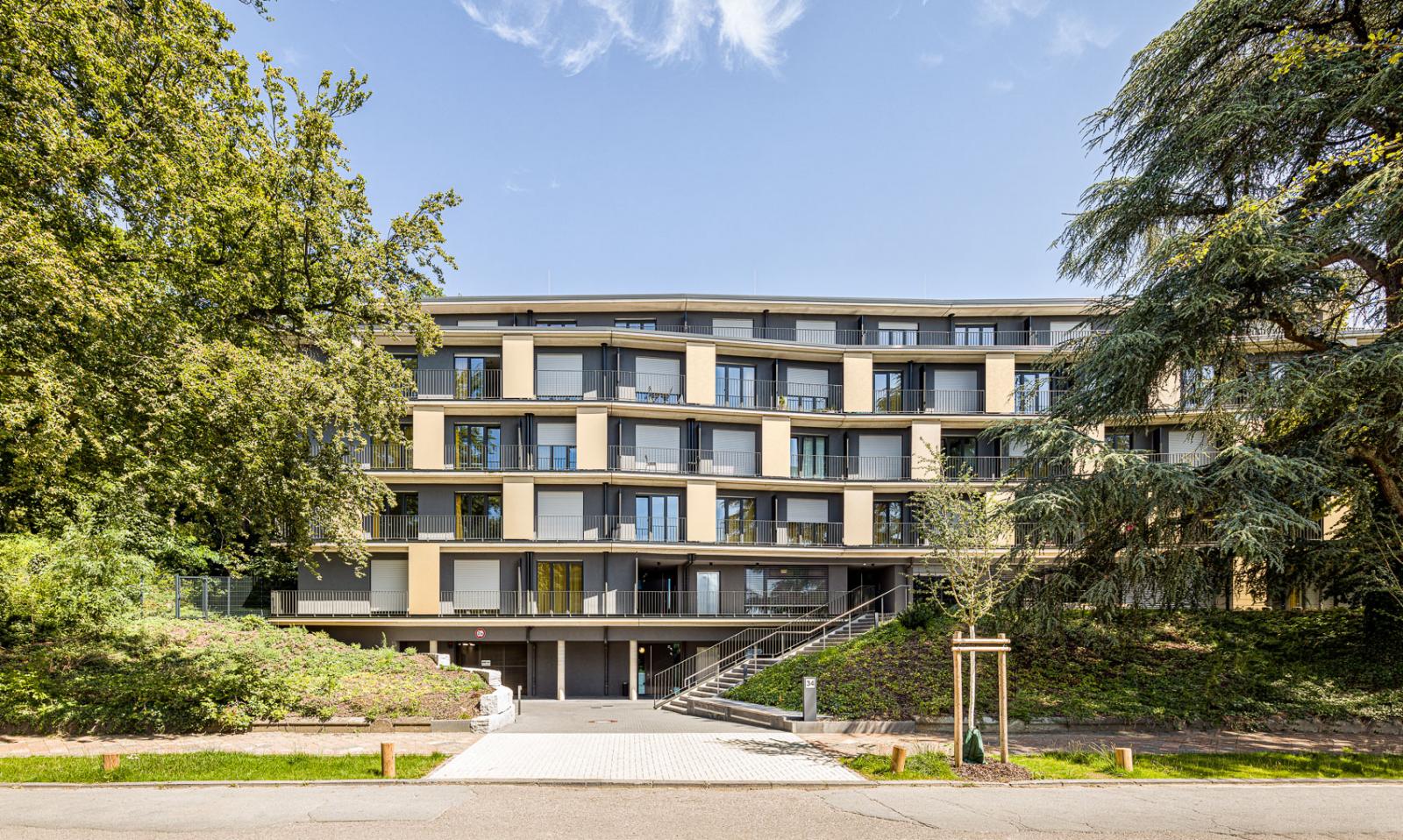 Studentisches Wohnen am Lousberg, Straßenansicht