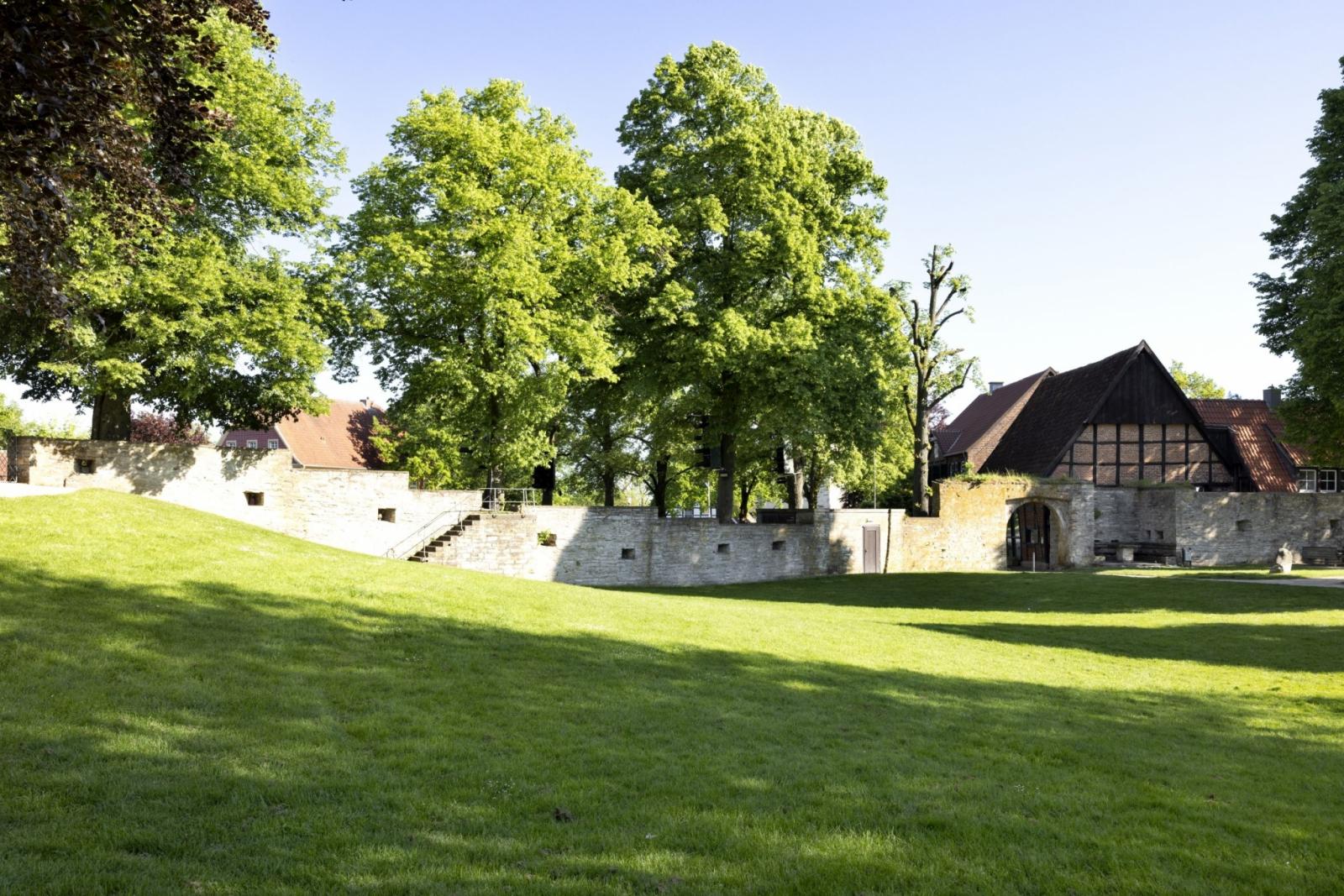 Burgmauern der Burganlage Stromberg