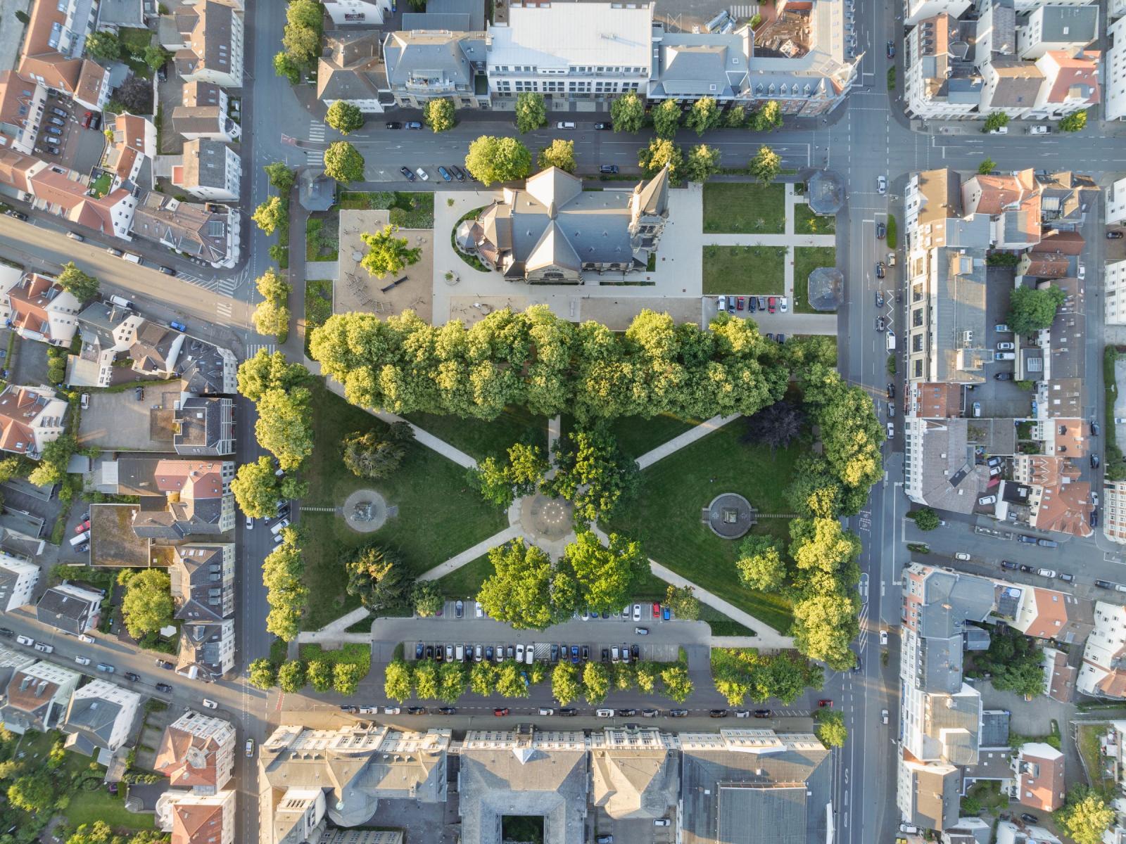 Neugestaltung Kaiser-Wilhelm-Platz, Draufsicht