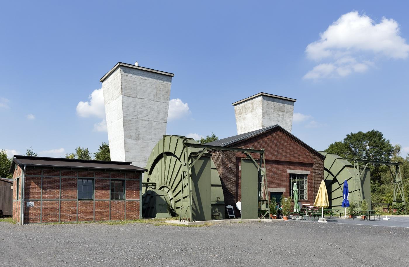 Grubenlüfter mit Austrittsdiffusoren