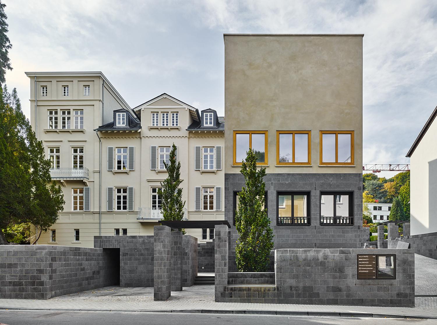 Galerie- und Atelierhaus, Frontansicht Vorderhaus