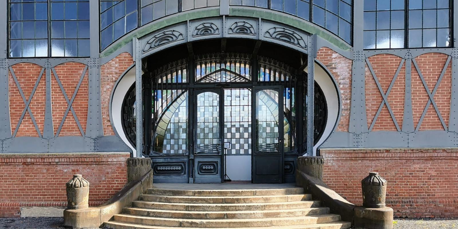 Jugendstil-Portal der Maschinenhalle