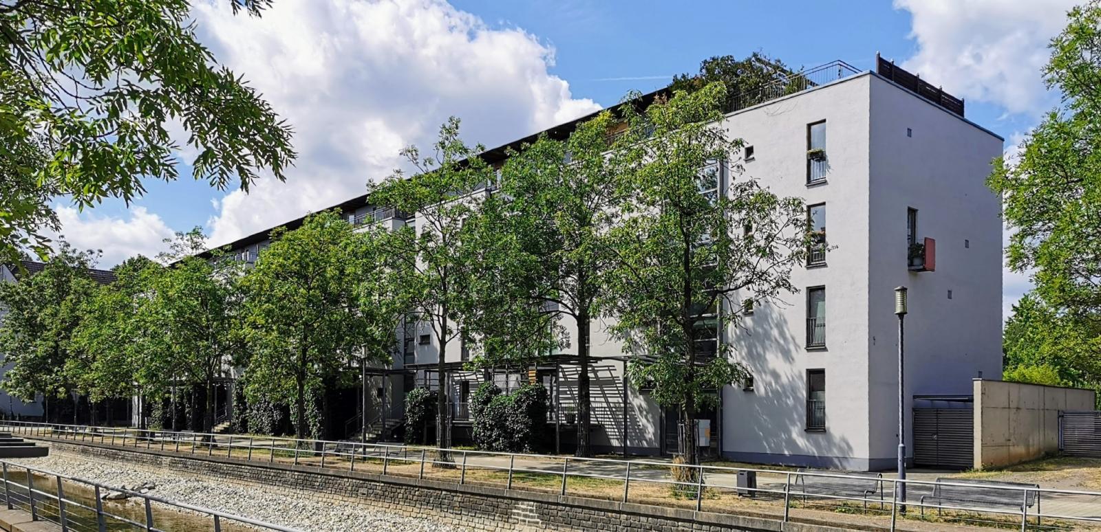 Häuserzeile Hansegracht