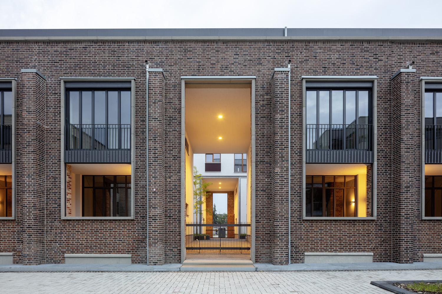 Kleine Querung, Fassadenauschnitt Ostfassade