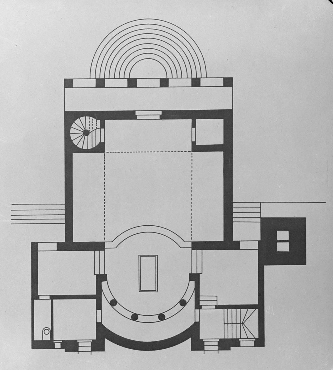 Grundriss Krematorium
