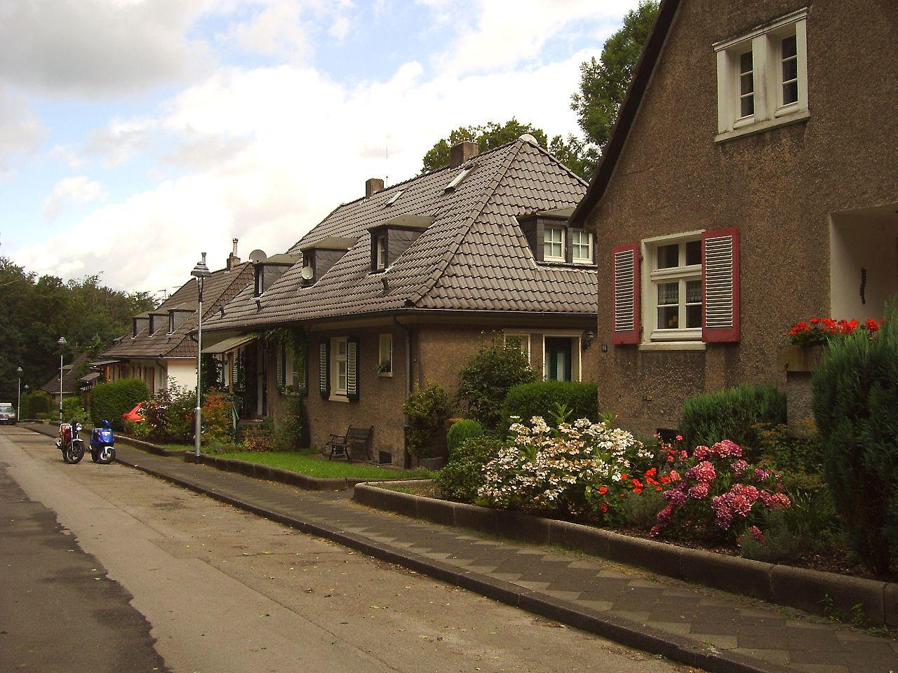 Blick in die Eichenstraße