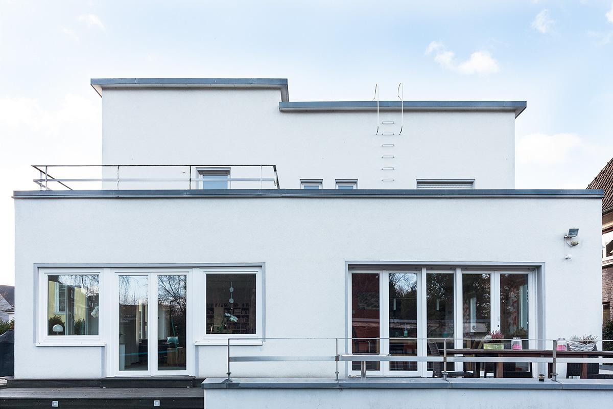 Hamm, Haus Oldemeier, Gartenansicht frontal