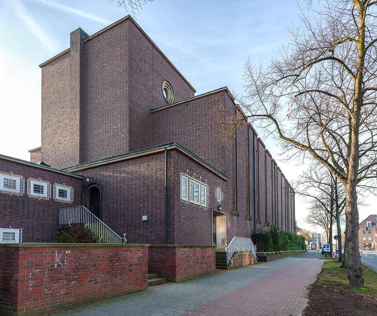 Münster, Heilig-Geist-Kirche, Seitenansicht