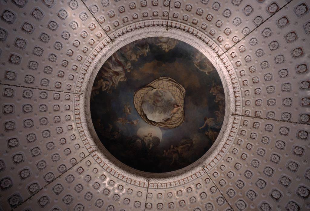 Blick in die Kuppel im Kuppelsaal
