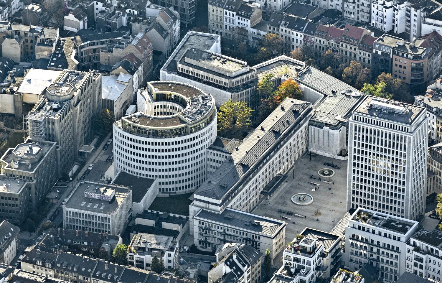 Luftbild 25hours Hotel The Circle