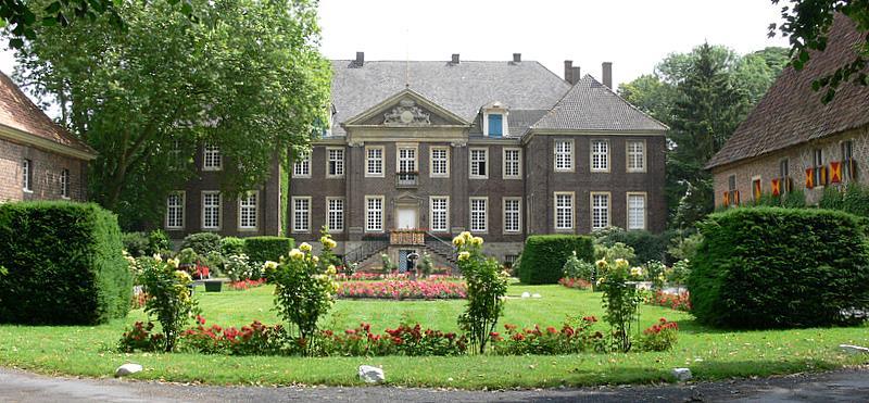 Blick auf das Herrenhaus von Haus Steinfurt