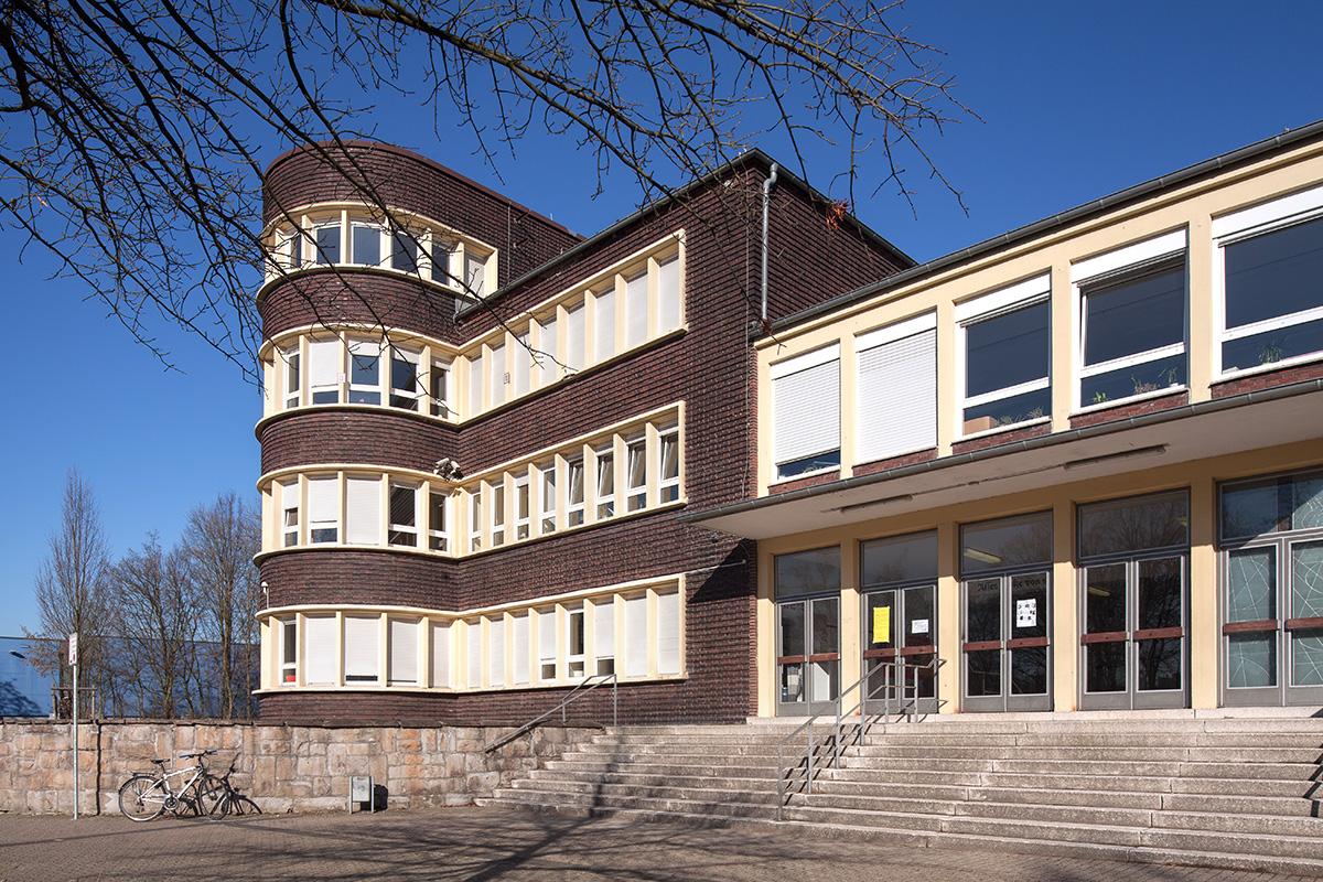 Datteln, Comenius-Gymnasium, Eingang