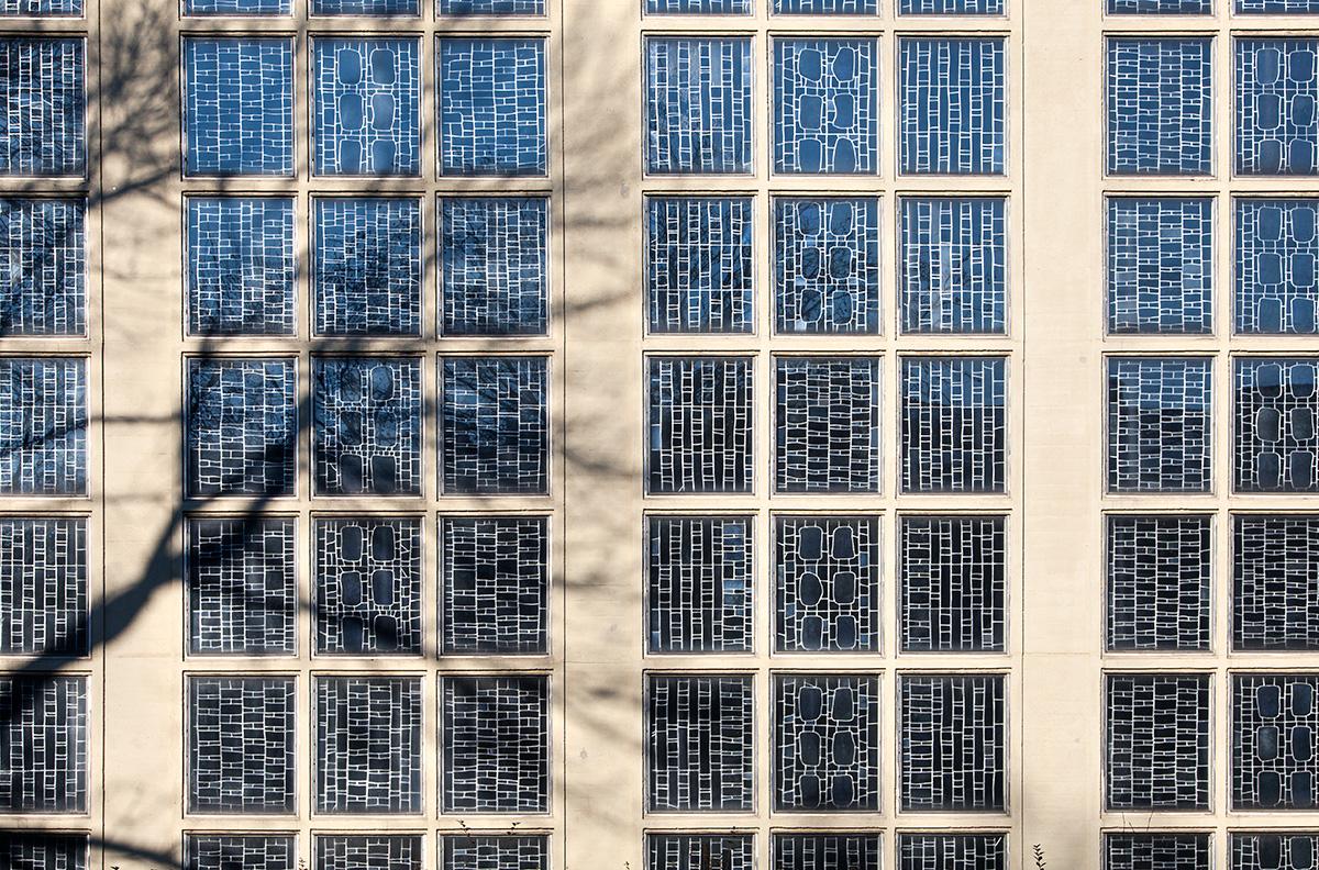 Dortmund, Nicolaikirche, Detail der Fensterflächen