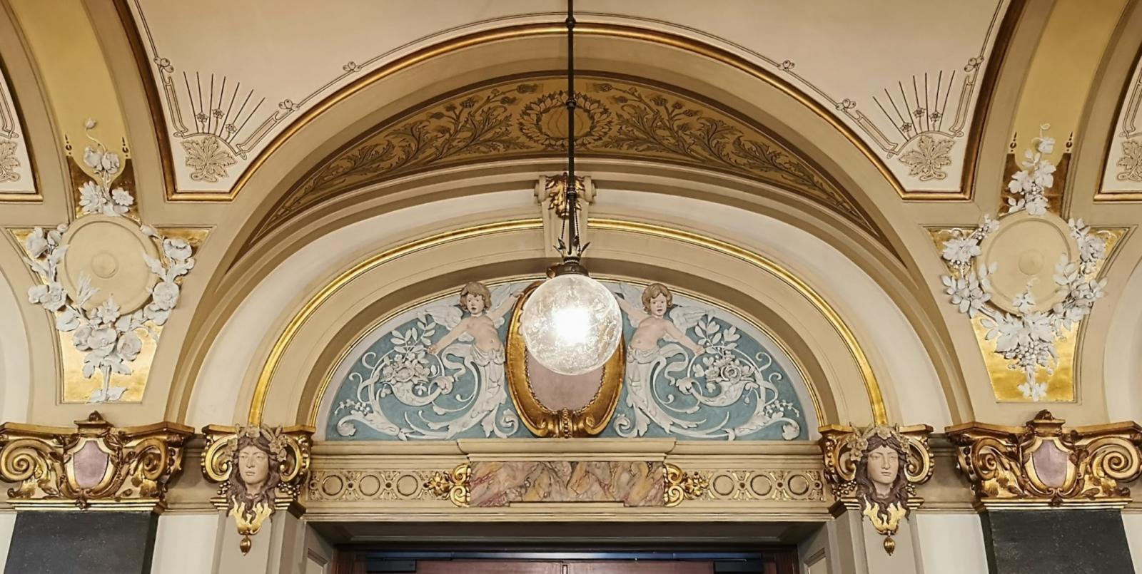 Detailansicht Wandelhalle
