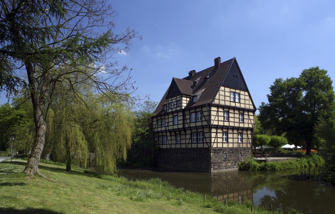 ehemaliges Herrenhaus, heute Museum der Stadt Gladbeck, Ansicht von Nordwesten