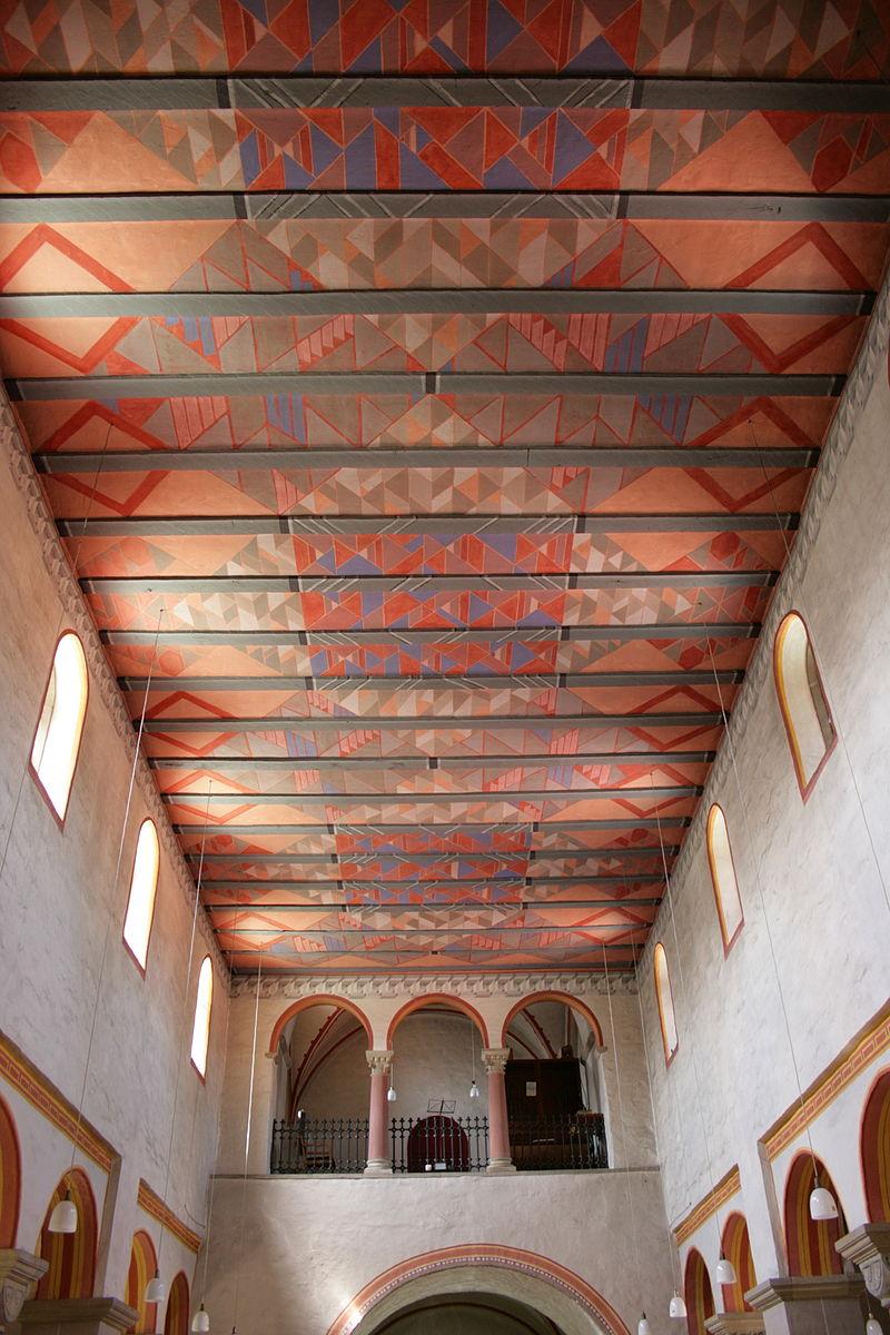 Blick zur Decke nach Westen