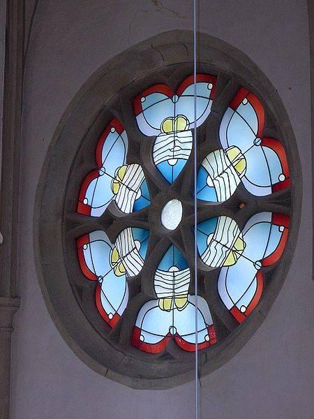 Fensterrosette Südseite