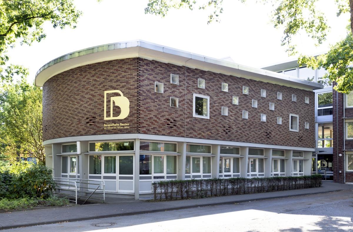 Baukörper mit Bürgerbüro und Ratssaal