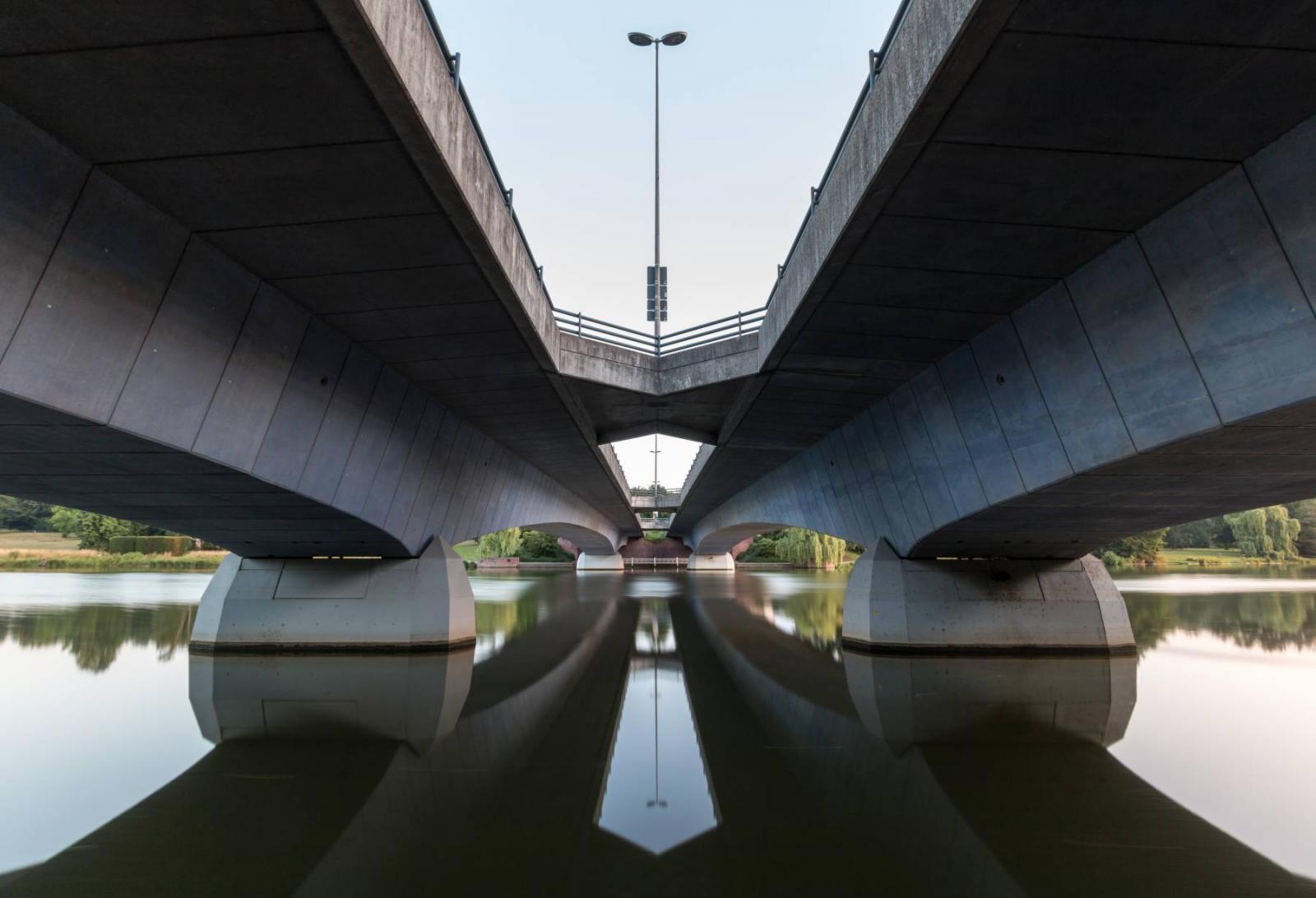 Untersicht der Tormin Brücke