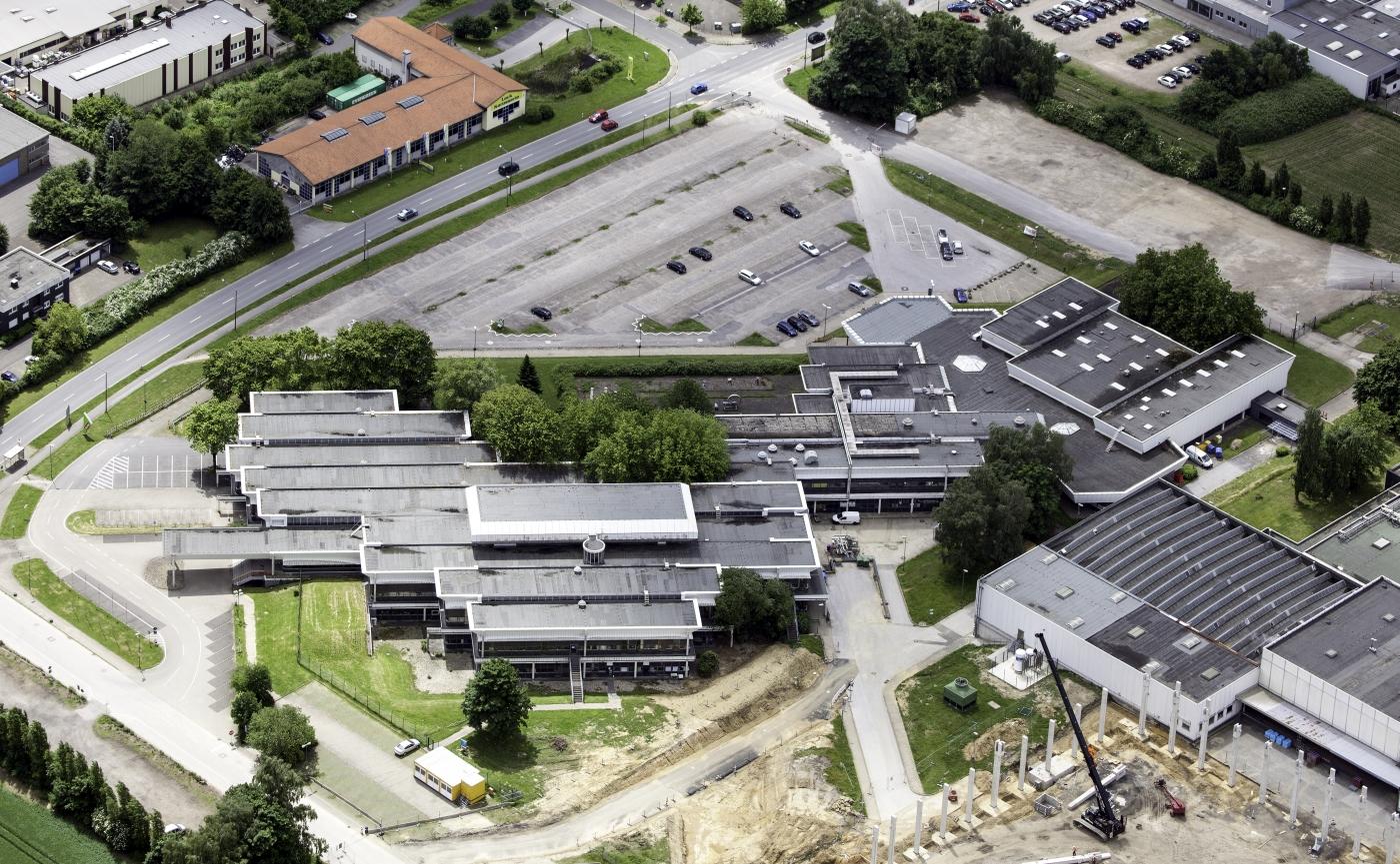 Luftbild Verwaltungsgebäude Herta GmbH