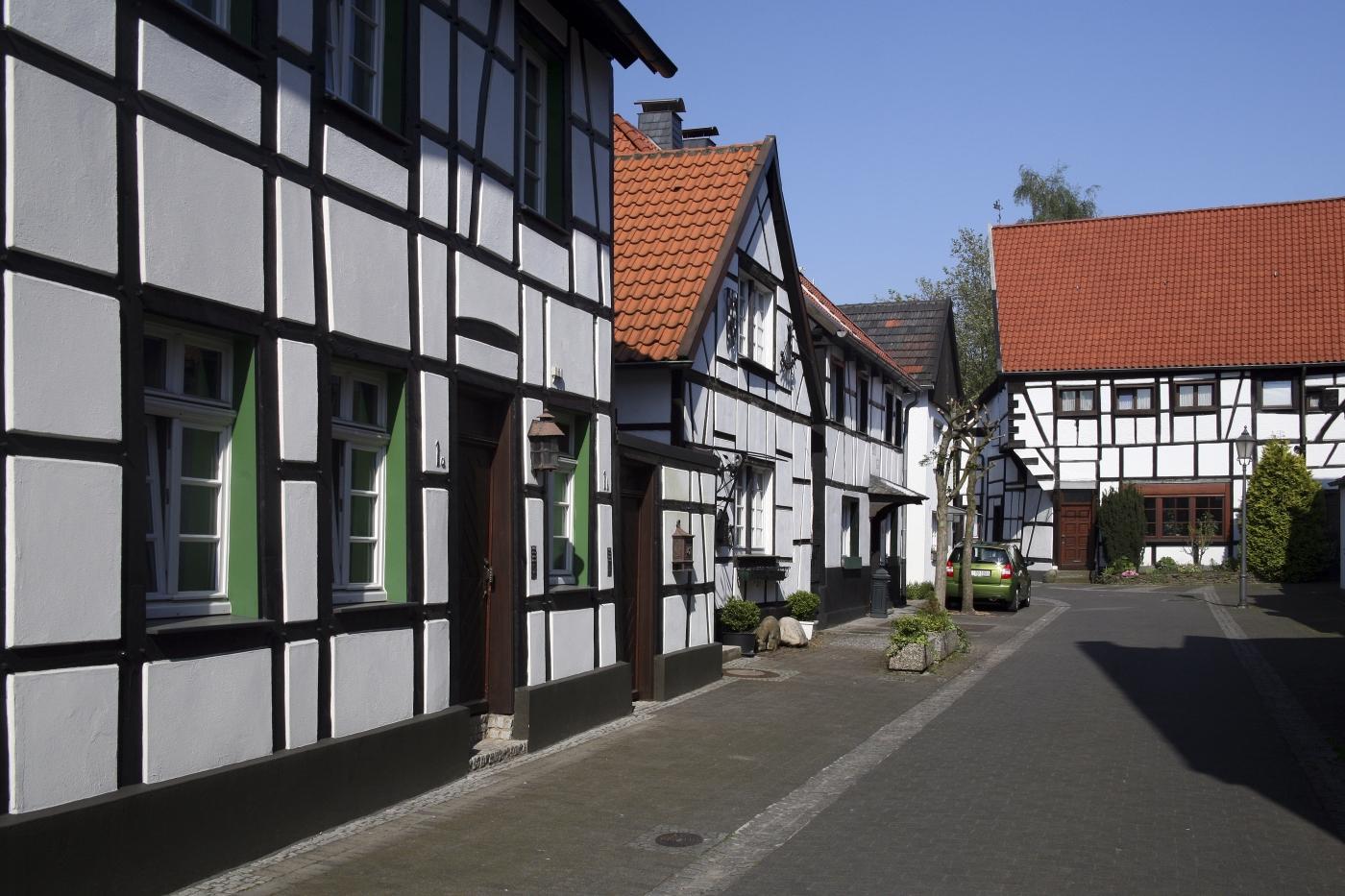 Fachwerkhäuser im historischen Ortskern