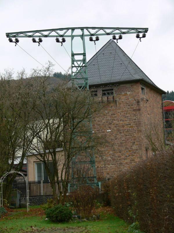 Trafostation im Gewerbegebiet Niederlaasphe