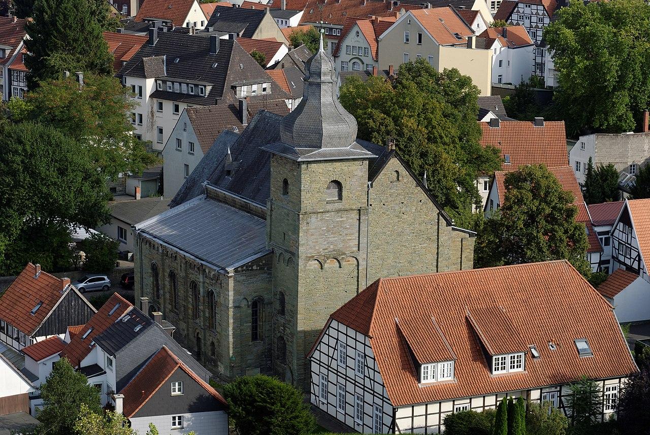 Hohnekirche von oben