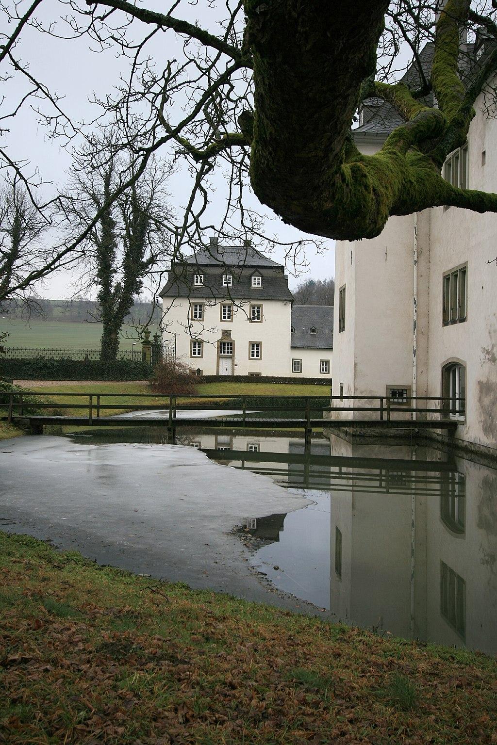 Schloss Laer, Ansicht Kopfbau, Vorburg