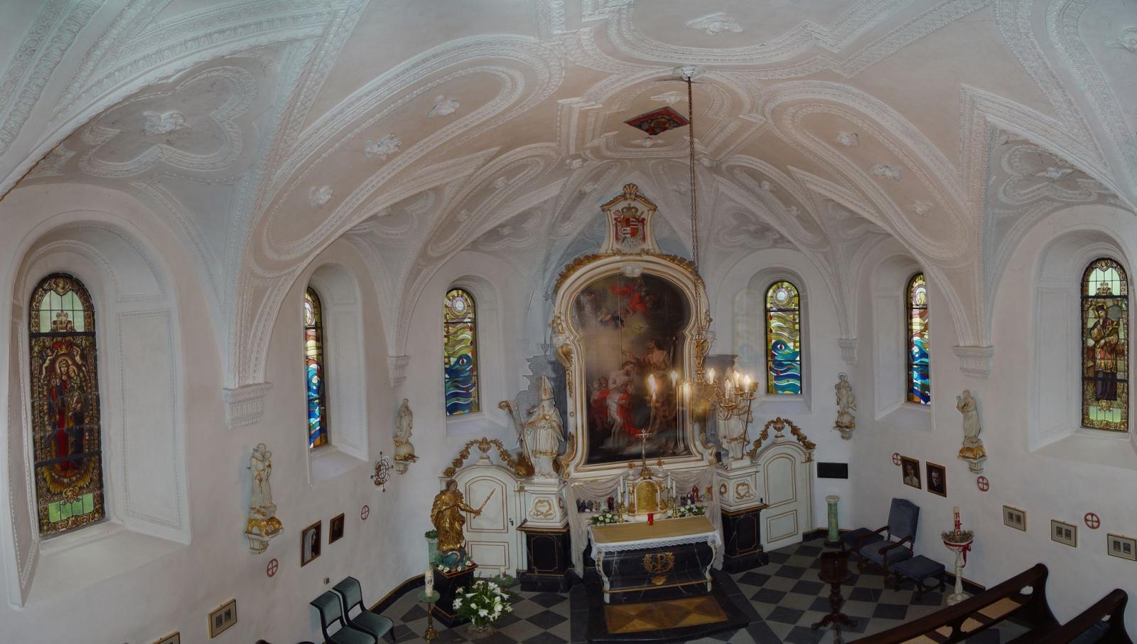 Schloss Laer, Innenansicht Kapelle