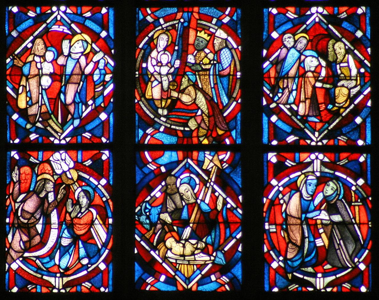 Detail der Chorfenster
