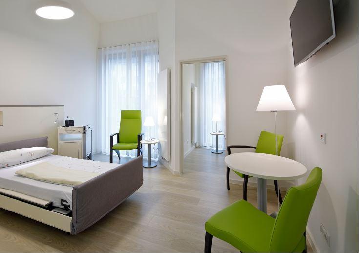 Gästezimmer im St. Elisabeth Hospiz Witten