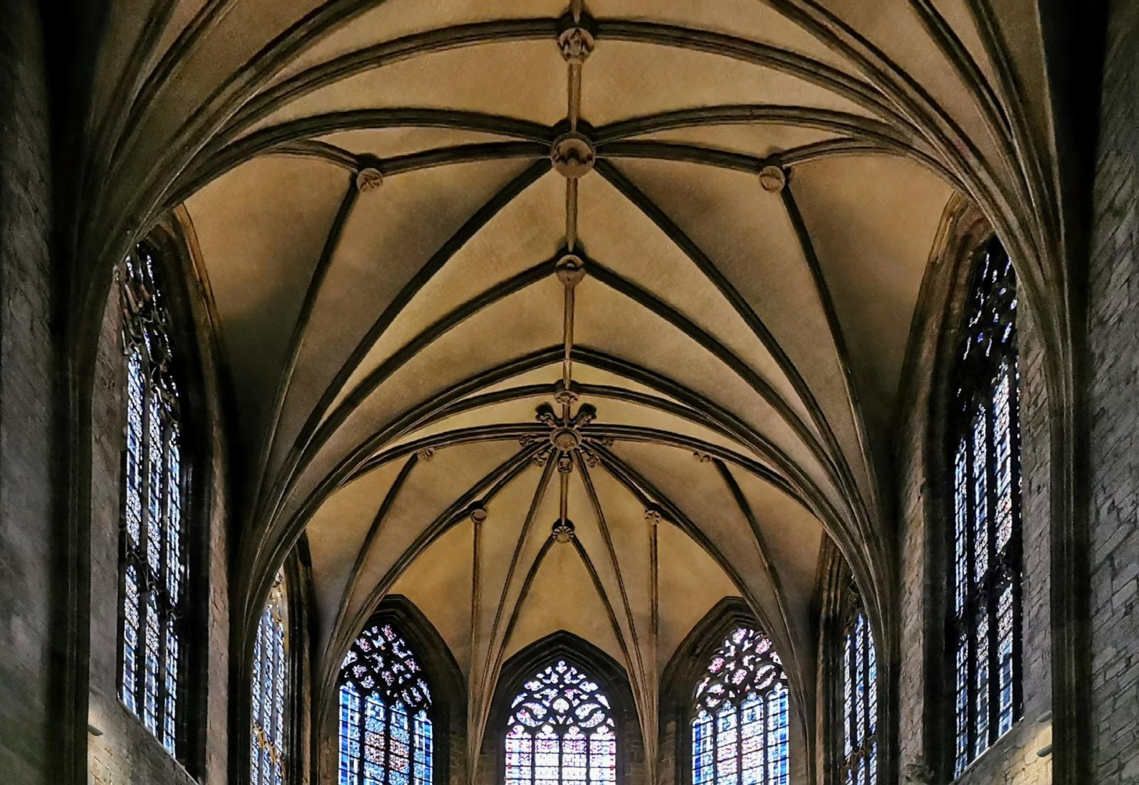 Deckenuntersicht im Chor