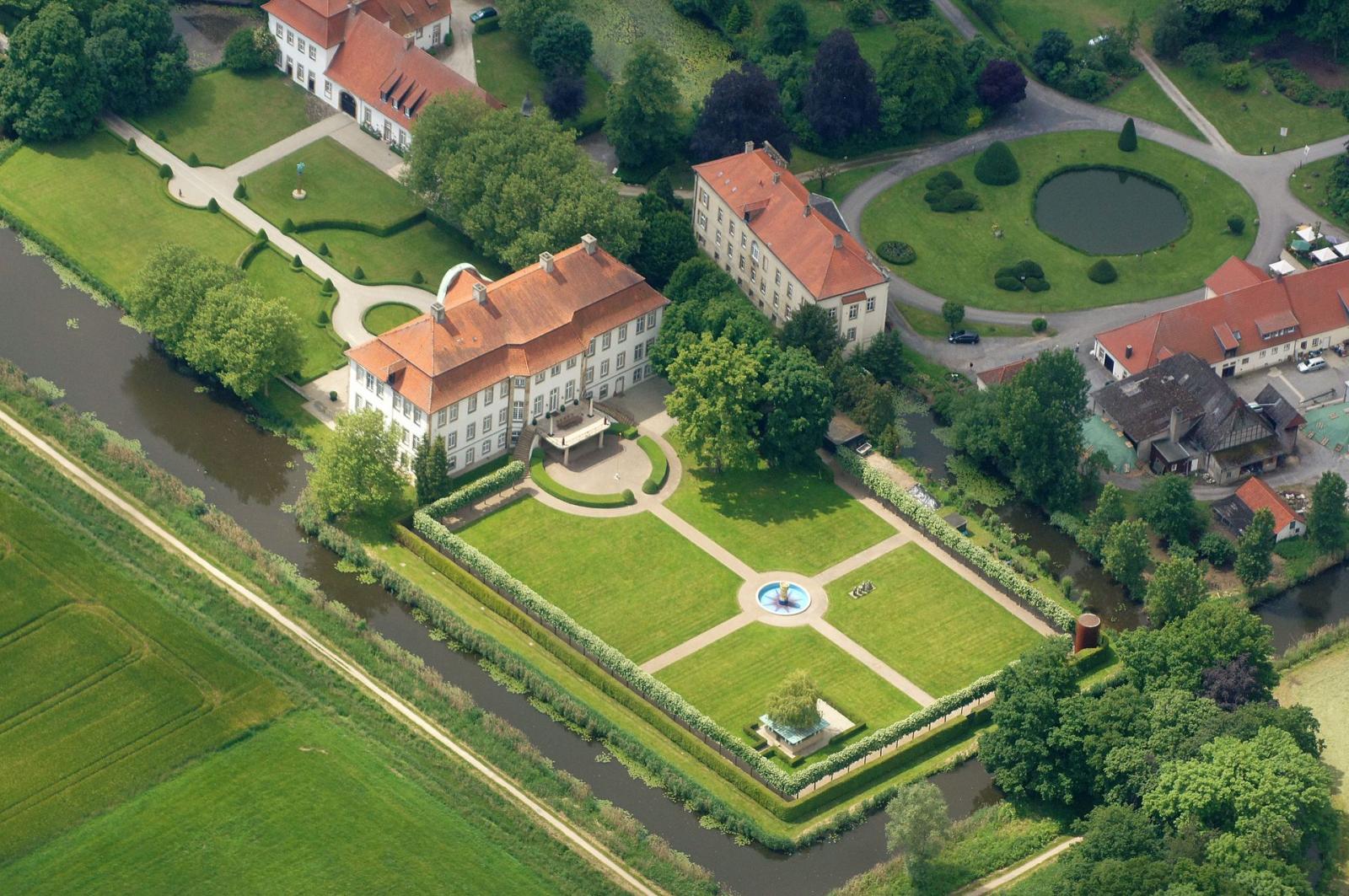 Luftbild Schloss Harkotten