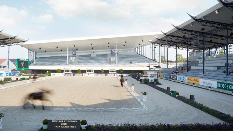 Erweiterung Dressurstadion Aachen