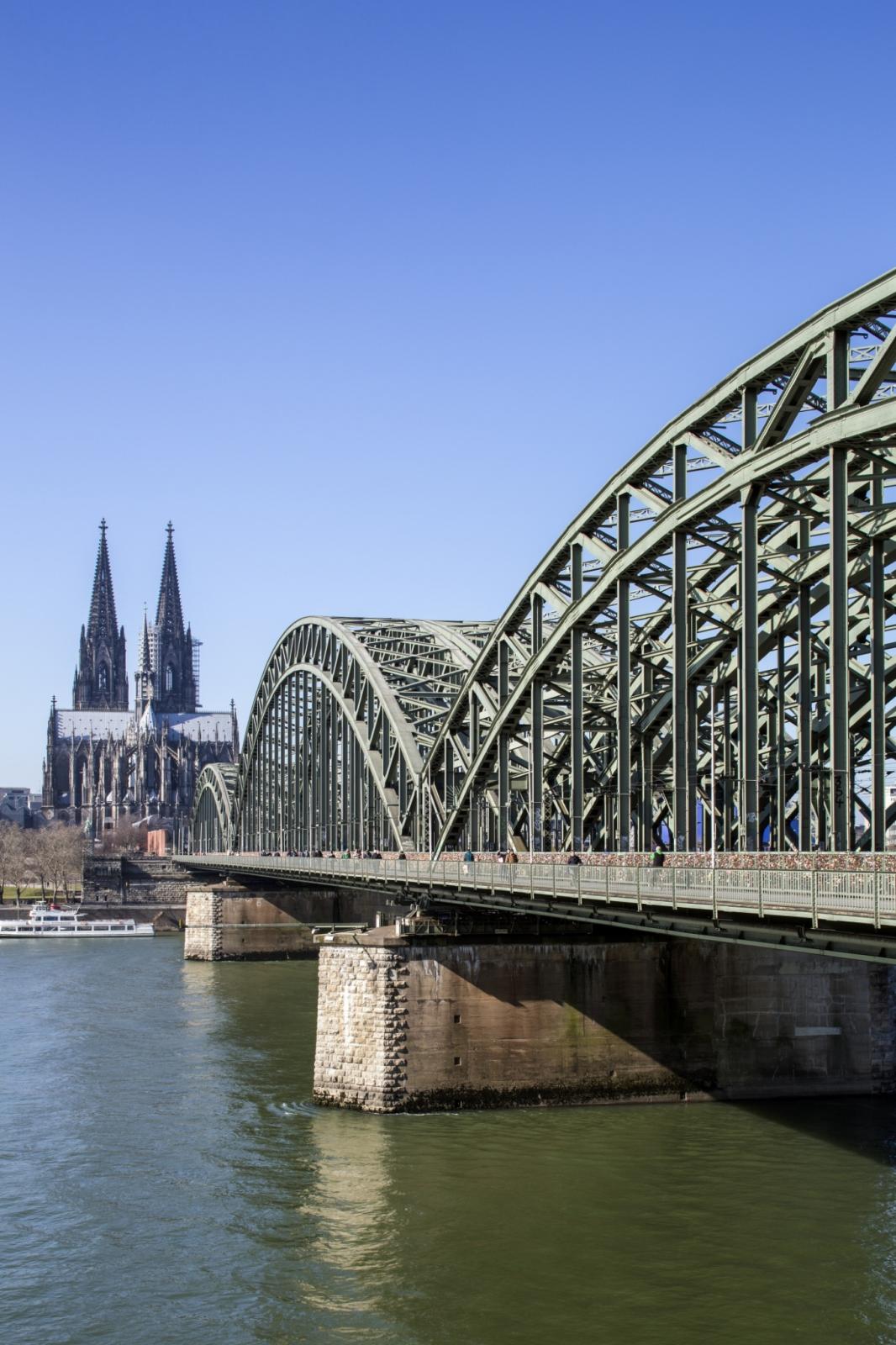 Hohenzollernbrücke Köln, Ingenieurbau baukunstnrw