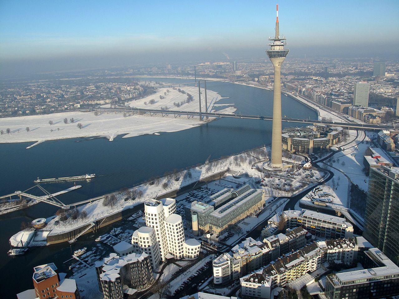 Fernsehturm "Rheinturm" Düsseldorf, Ingenieurbau - baukunst-nrw